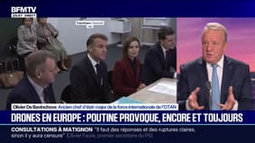 Drones suspects en Europe: pour Olivier De Bavinchove, ancien chef d'état-major de la force internationale de l'Otan, la France "n'est pas particulièrement préservée"