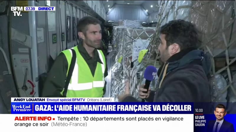 Gaza: l'aide humanitaire française va décoller ce samedi matin en direction de l'Egypte