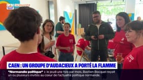 Caen: des entrepreneurs engagés ont porté la flamme