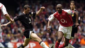 Roy Keane et Patrick Vieira lors d'un match entre Arsenal et Manchester United, le 21 mai 2005