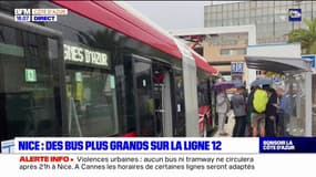 Nice: des bus articulés sur la ligne 12 face à une fréquentation importante