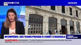 Intempéries: des trains presque à l'arrêt à Marseille, des centaines de passagers bloqués