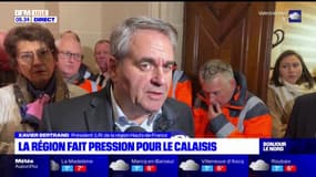 Usine Prysmian-Draka à Calais: Xavier Bertrand aux côtés des salariés