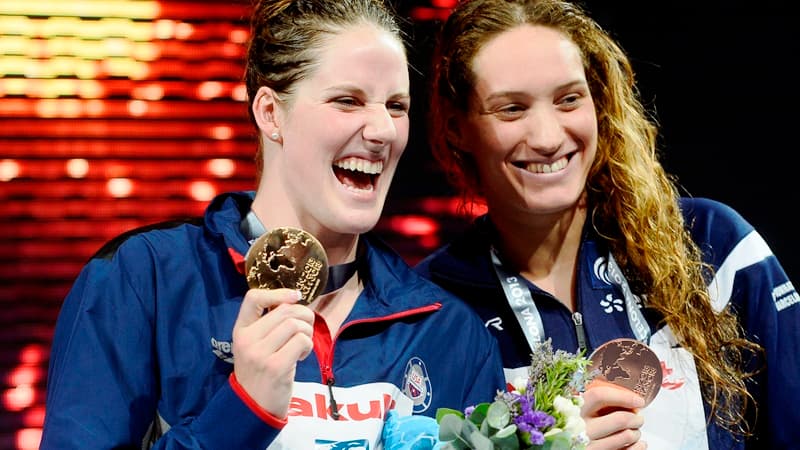 Missy Frnaklin et Camille Muffat