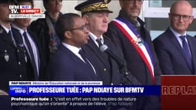 Professeure tuée: "Hier comme aujourd'hui, c'est le temps du recueillement", déclare Pap Ndiaye 