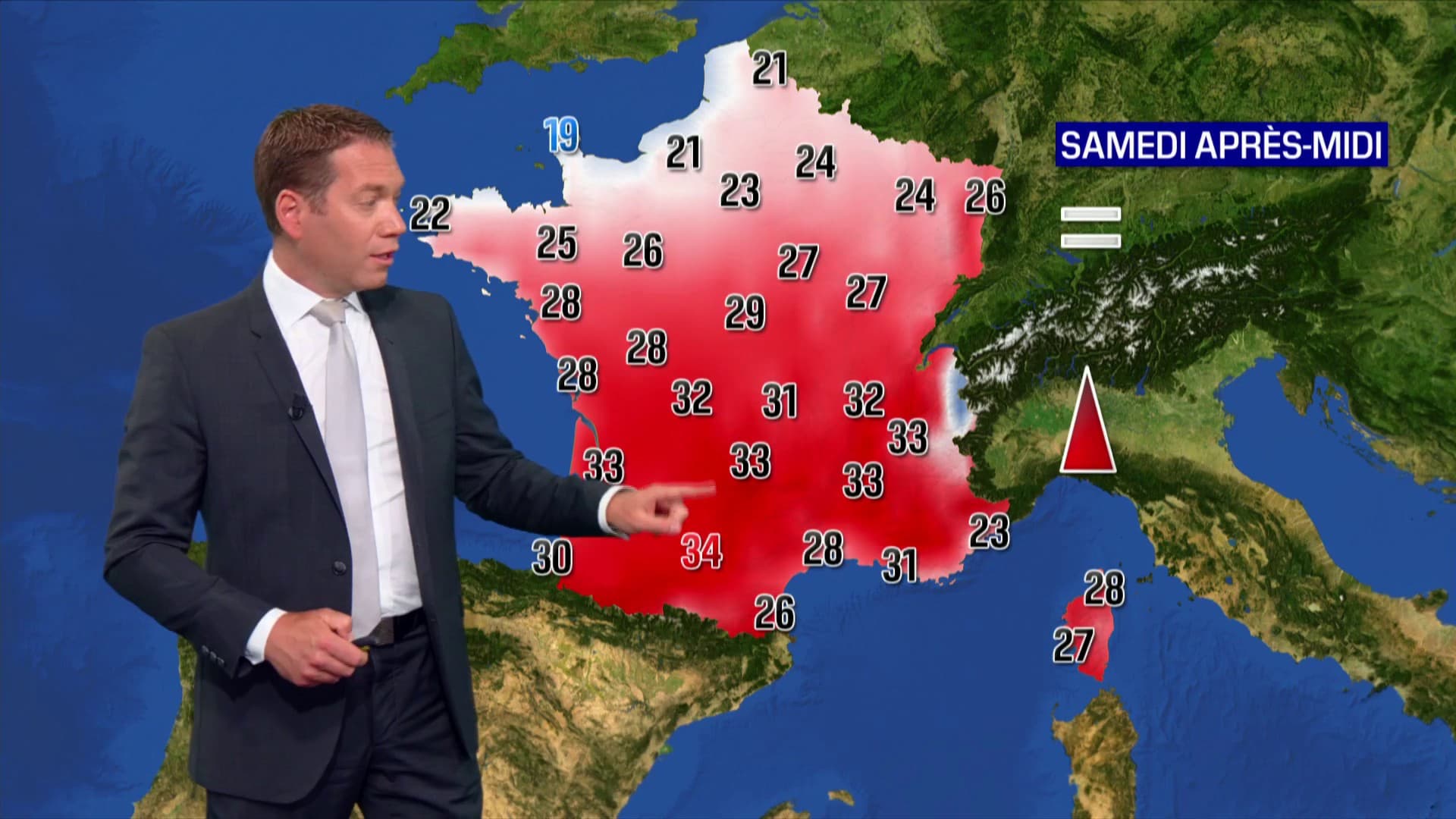 Les prévisions météo du samedi 21 mai 2022