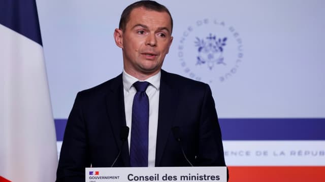 Le ministre des Comptes publics Olivier Dussopt le 22 septembre 2021 à Paris.