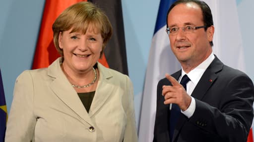 Angela Merkel et François Hollande