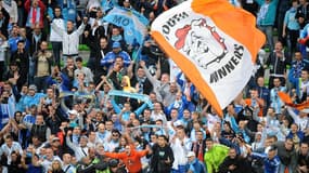 Les supporters de l'OM heureux de la saison de leur club