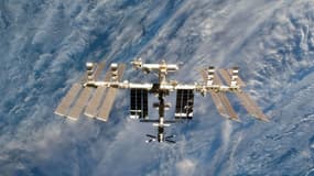 La Station spatiale internationale le 7 mars 2011 sur une image fournie par la Nasa