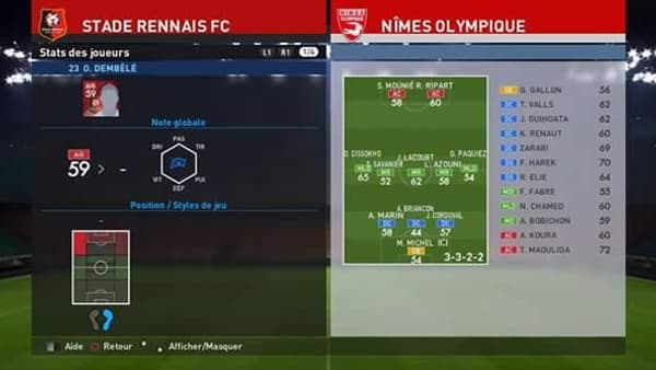 La fiche d'Ousmane Dembélé à PES 2016 La fiche d'Ousmane Dembélé à PES 2016