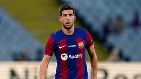 Sergi Roberto avec le Barça, le 8 août 2023