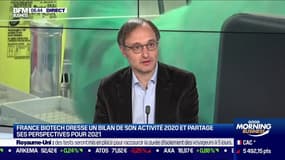 Les biotech "jouent un rôle indispensable dans la création de nouveaux médicaments, de dispositifs médicaux innovants" selon Franck Mouthon, Président de France Biotech