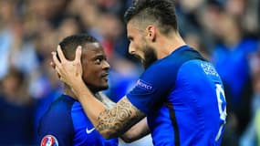 Evra et Giroud en équipe de France