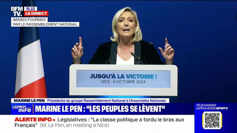 Marine Le Pen dénonce 