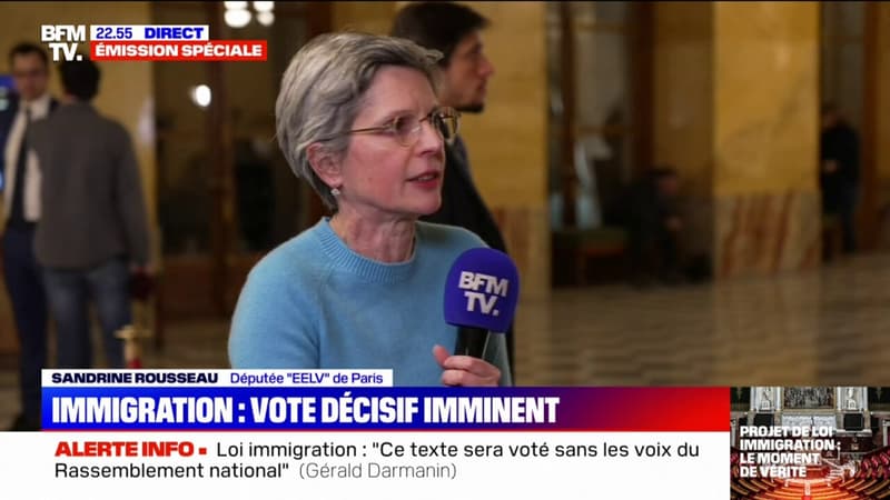 Projet de loi immigration: Sandrine Rousseau (EELV) dénonce 