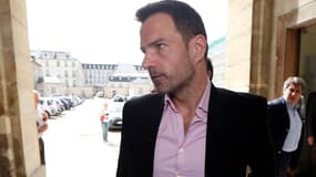 Jérôme Kerviel le 15 avril 2015 à la cour d'appel de Versailles.