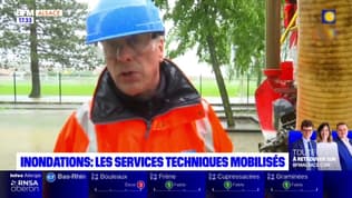 Inondations dans le Bas-Rhin: les services techniques mobilisés