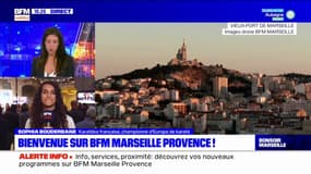 Sophia Bouderbane, karatéka française, espère que BFM Marseille sera "un atout pour mettre en avant des disciplines moins connues"