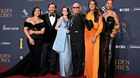 L'équipe du film Emilia Perez qui a gagné quatre Golden Globes dimanche soir