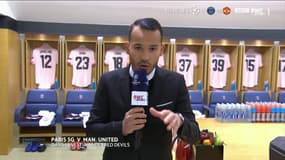 RMC Sport dans le vestiaire de Manchester United