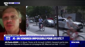 Jeux olympiques: "Les VTC sont les grands oubliés depuis plusieurs mois", estime Arnaud Desmettre (secrétaire général de l'association des VTC de France)