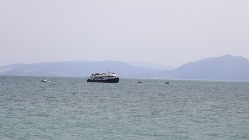 22 bateaux, qui ont rejoint la flottille mondiale Sumud, arrivent au large des côtes tunisiennes le 7 septembre 2025. 