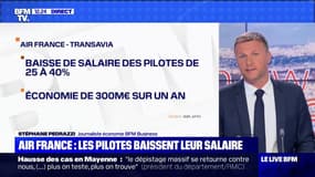 Les salaires des pilotes d'Air France et Transavia ont déjà baissé