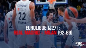 Résumé : Real Madrid - Milan (92-89) - Euroligue