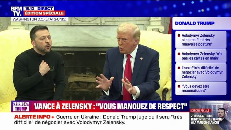 Donald Trump à Volodymyr Zelensky: 