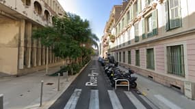 La rue Pierre Devoluy à Nice