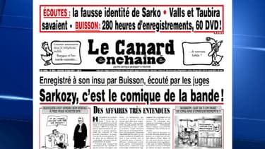 La "Une" du "Canard enchaîné" mercredi 12 mars