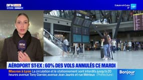 Aéroport Lyon-Saint-Exupéry: 60% des vols annulés ce mardi en raison d'une grève