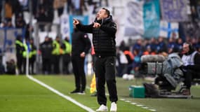 Roberto De Zerbi lors du match OM-Nantes (0-2, L1), le 4 janvier 2026