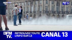 "C'est comme bouillant": à Bordeaux, la température ressentie doit atteindre 37 ° C