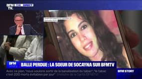 Story 2 : Balle perdue, la mère de Socayna sur BFMTV - 28/11