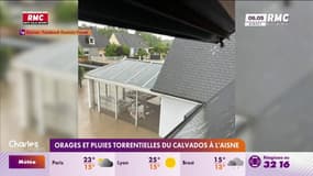 Orages et pluies torrentielles du Calvados à l'Aisne