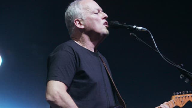 David Gilmour, en concert à Paris en 2006.