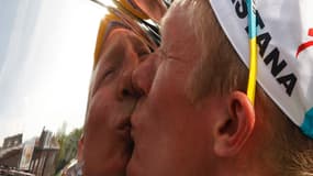Le Kazakh de nouveau sur un podium...