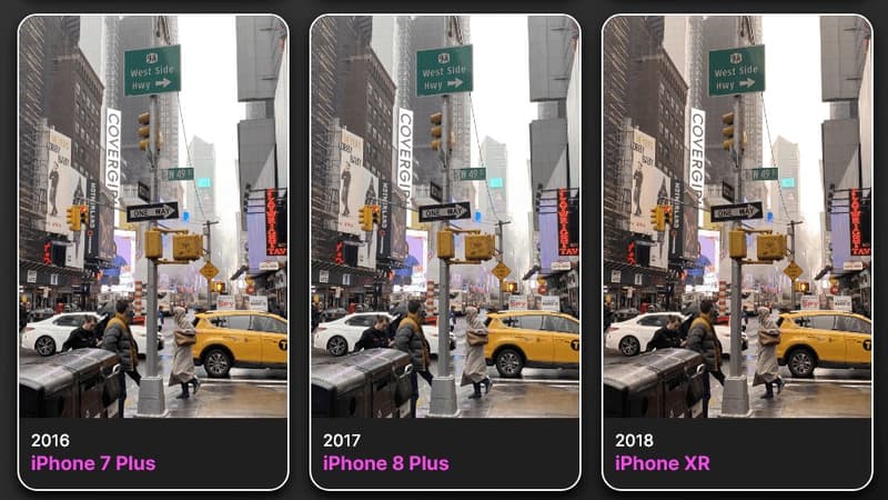Evolution de la photo sur iPhone de 2016 à 2018