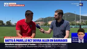 Tribune Mayol: "Une première mi-temps qui n'est pas à notre niveau", regrette Gaël Dréan après le match du RCT contre le Stade Français