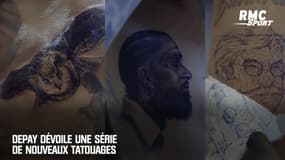 Depay dévoile une série de nouveaux tatouages