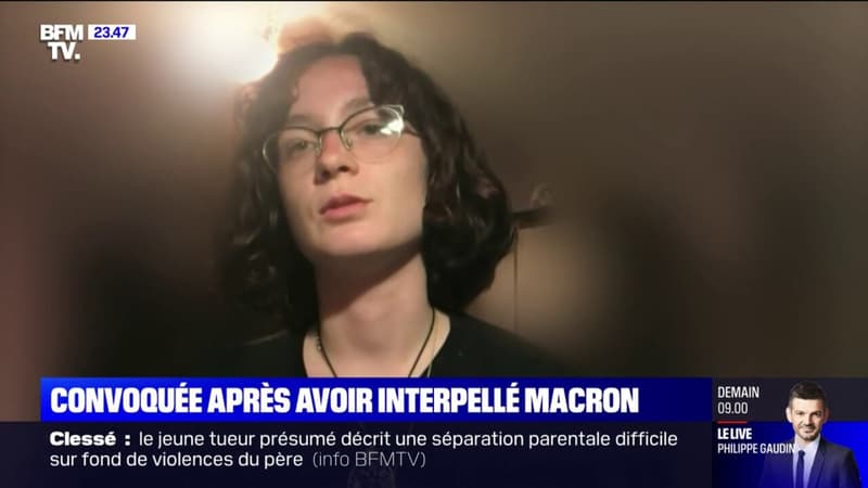 Une lycéenne convoquée par la gendarmerie après avoir interpellé Emmanuel Macron