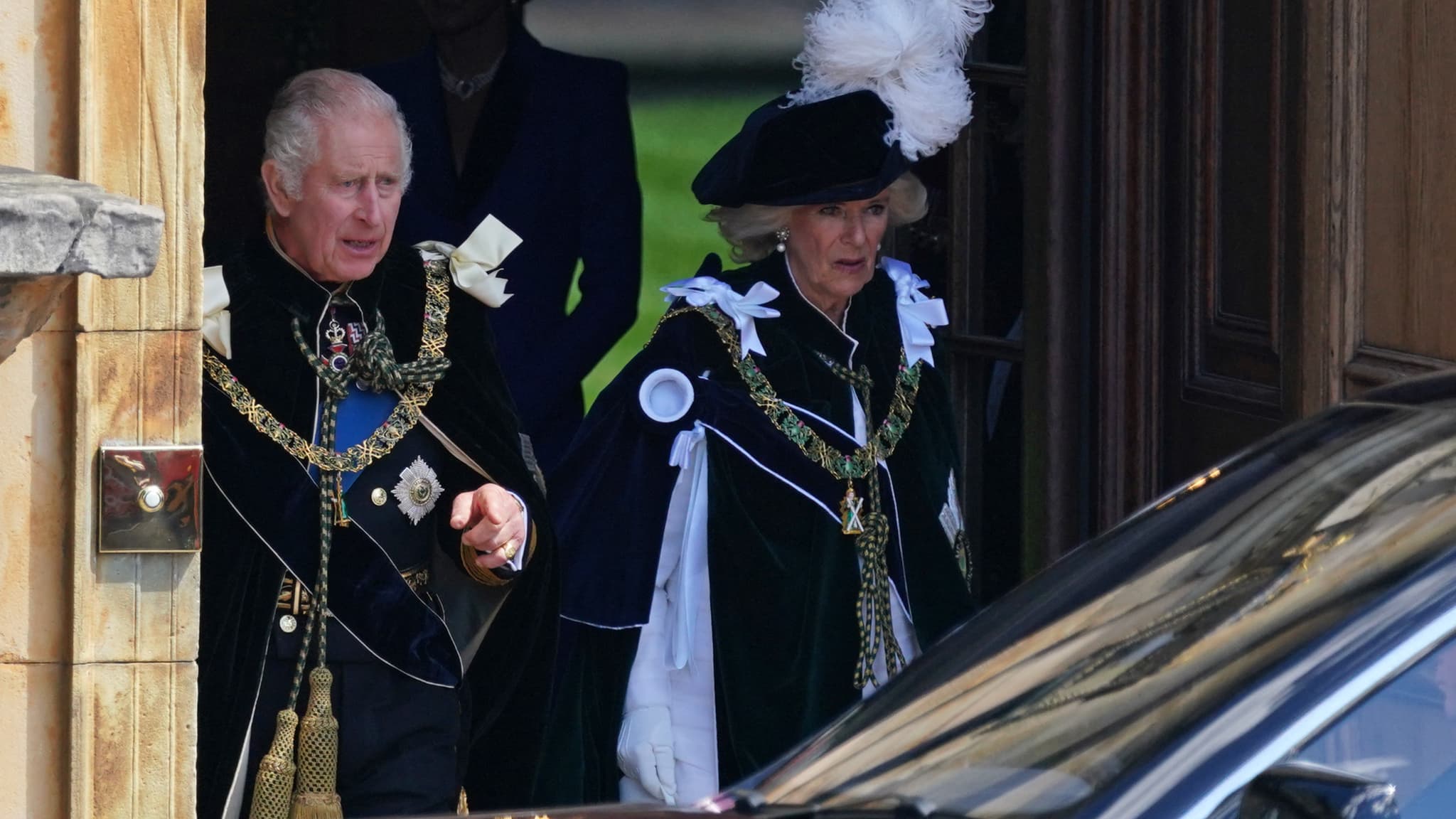 Le roi Charles et la reine Camilla à Edimbourg pour leur couronnement écossais Le roi Charles et la reine Camilla à Edimbourg pour leur couronnement écossais