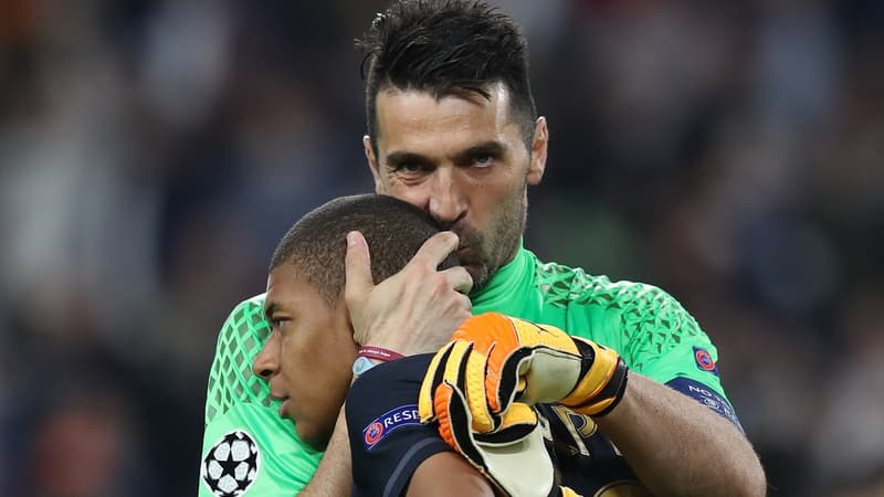 Buffon et Mbappé