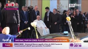 Venue de Pape en Corse: plus un million d'euros de dons récoltés