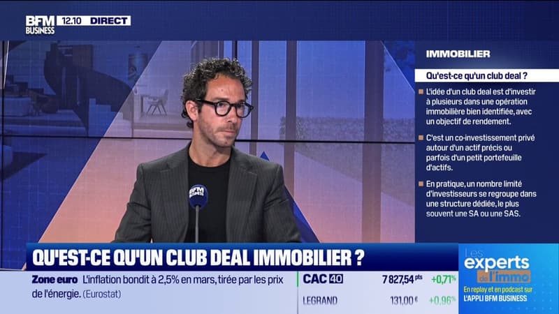 Qu'est ce qu'un club deal immobilier ?