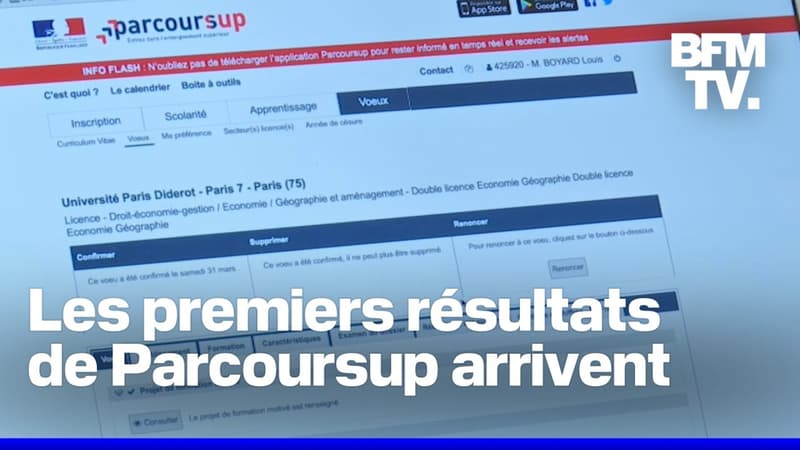 Dates, réponses, marche à suivre...Tout ce qu'il faut retenir des premiers résultats de Parcoursup qui tombent ce 2 juin