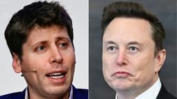 Elon Musk et Sam Altman.