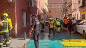 Une explosion au gaz a fait au moins 21 blessés, dont trois graves, à Madrid, samedi 13 septembre
